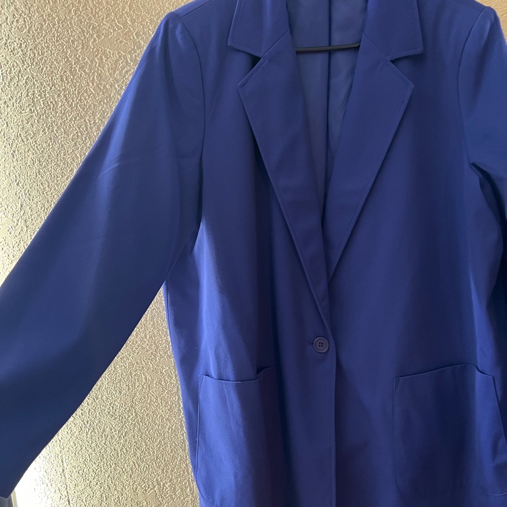 Roaman's Royal Blue Blazer - Picture 2 of 5
